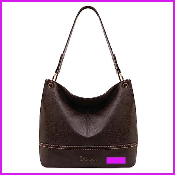 Vegan Leather Hobo Bag Elegant Top Handle Shoulder Purse Minimal Chic - Picture 2 of 7